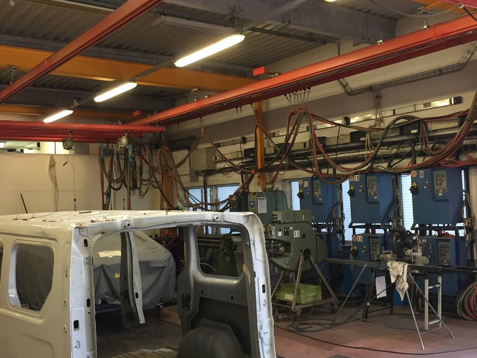 Assitance acoustique SEGULA (F-78 Trappes) -Réaménagement  atelier carrosserie