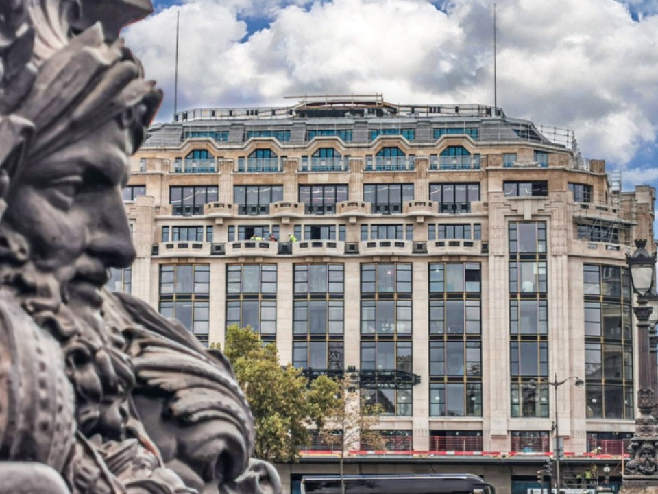 Assistance et conseils de VULCAIN (lot façades extérieures)LA SAMARITAINE (Paris 1er) - Réhabilitation des façades vitrées extérieures - 